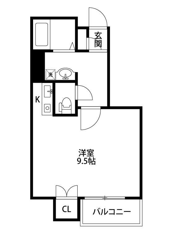 サンセーヌ 402号室 間取り