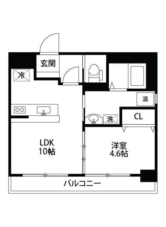 グレイスハイツ旭町通 403号室 間取り