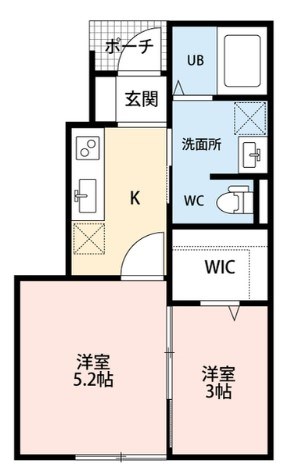 ラーク沼垂西 101号室 間取り