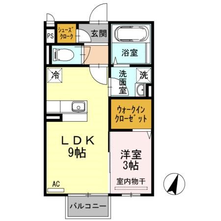 メゾンさくら 101号室 間取り