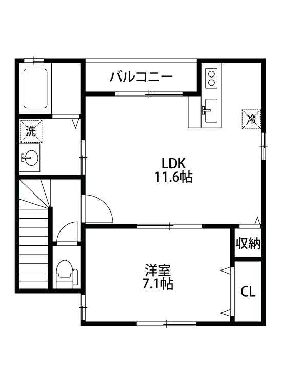 カーサ　ソレイユ 306号室 間取り