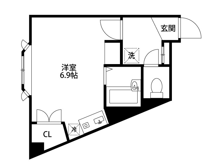 シュタットハウス 間取り図