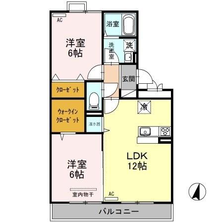 ファミール近藤Ⅳ 305号室 間取り