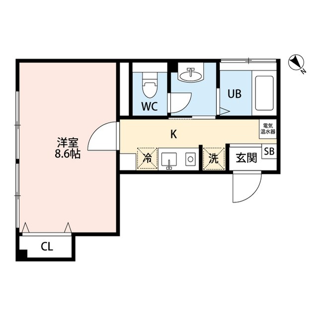 ワンダフルワールド古町 3-A号室 間取り