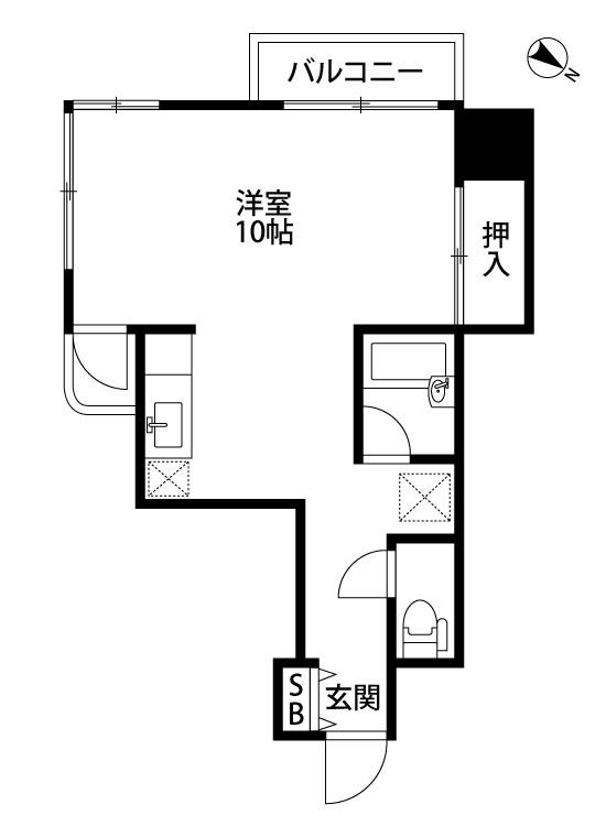 リバティープラザ東大通 間取り図