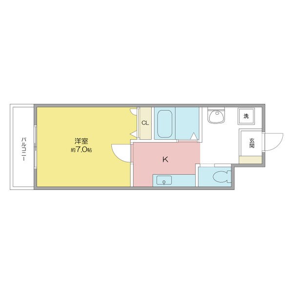クレアール桜木 間取り図