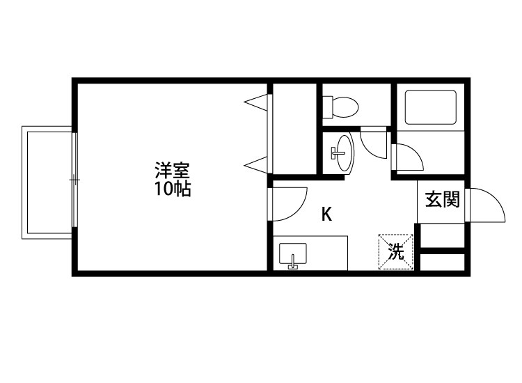 リヴェールT 201号室 間取り