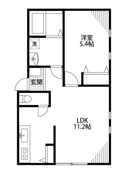 小針藤山NeoMaison 101号室 間取り