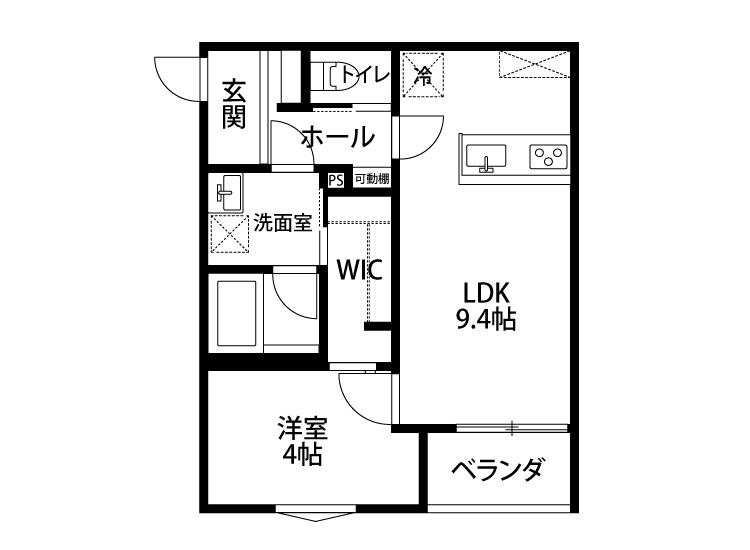 シュアネスⅣ 301号室 間取り
