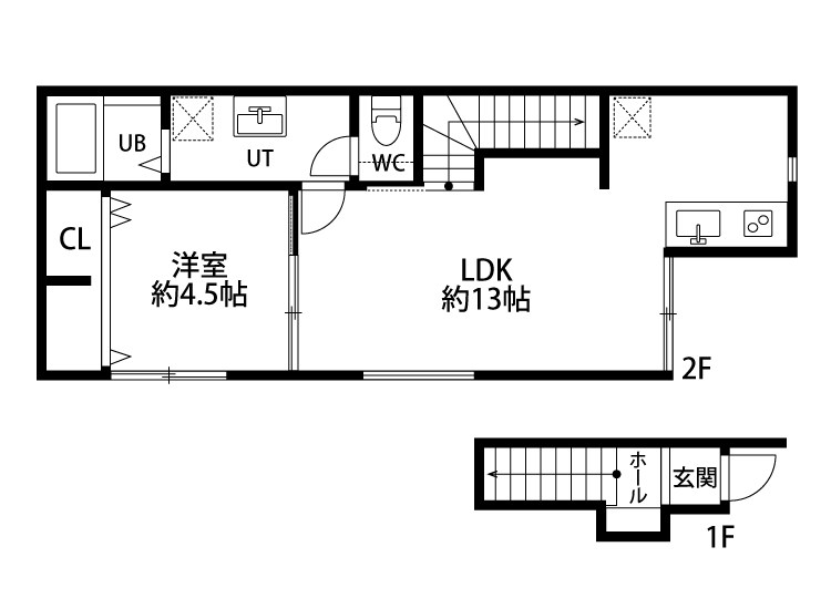 Maison　de　Rich　中山　Annex 201号室 間取り