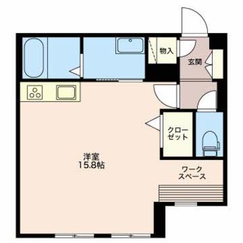 笹口レジデンス 105号室 間取り