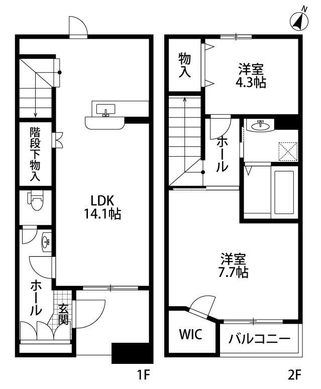 kupuna（クプナ） C号室 間取り