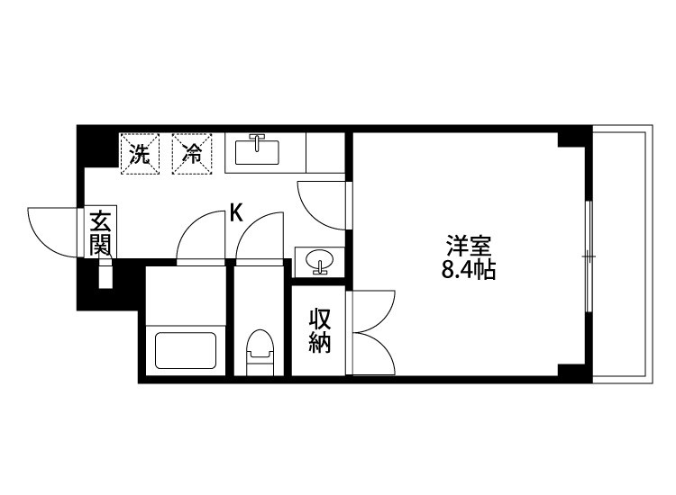 ガーデンヒルズ 302号室 間取り