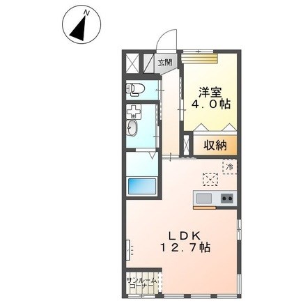 グリーンコートⅡ 101号室 間取り