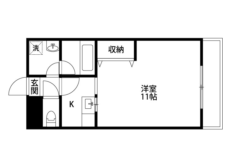 ハイムファンタスⅡ 303号室 間取り