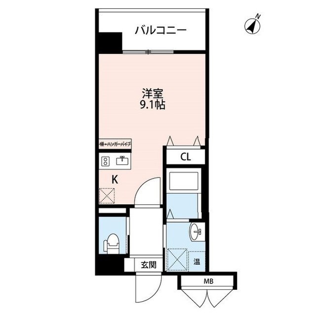 ＣＵＥＳ米山 402号室 間取り
