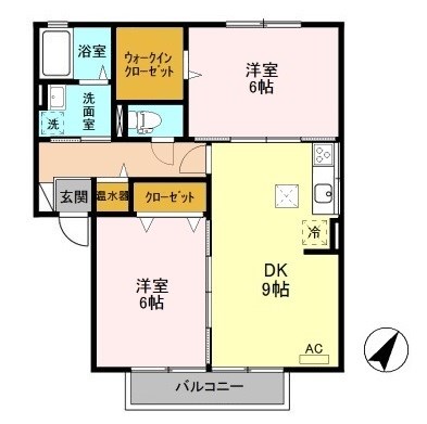 ヴィータ  202号室 間取り