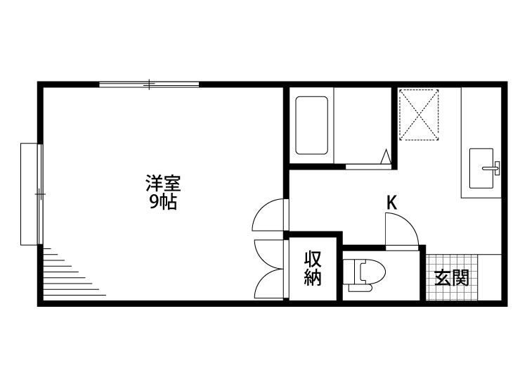 リヴ・カルディア 2-C号室 間取り