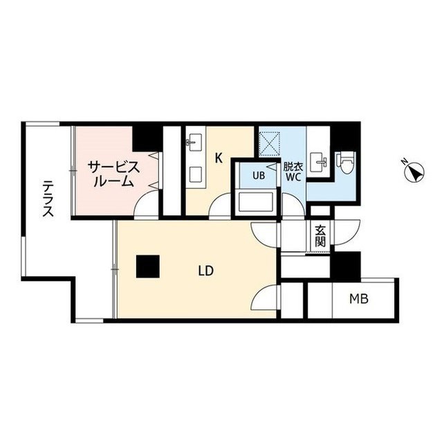 ザ・パーク一番堀 201号室 間取り