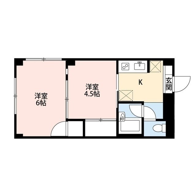 タウンハウス金衛町 A301号室 間取り