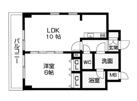 willDo礎町 506号室 間取り