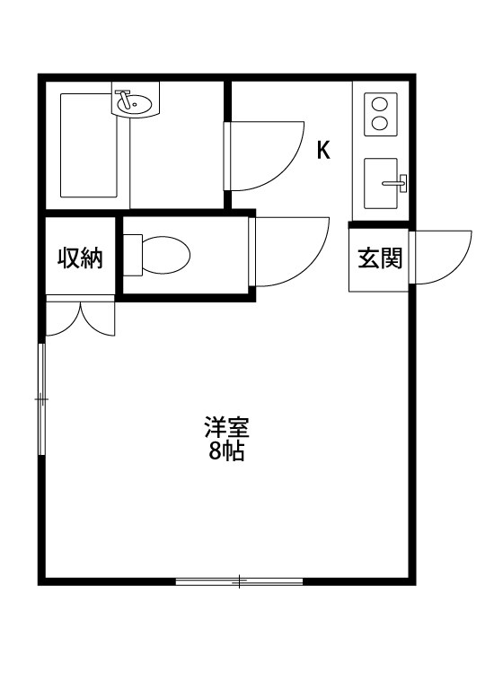 ぷちはいむめもるⅢ 203号室 間取り
