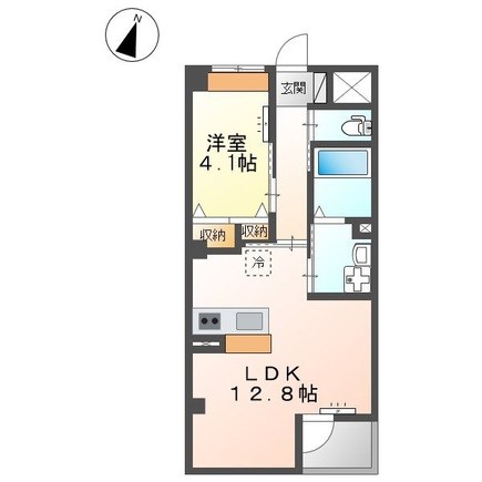 コンフェティ 406号室 間取り