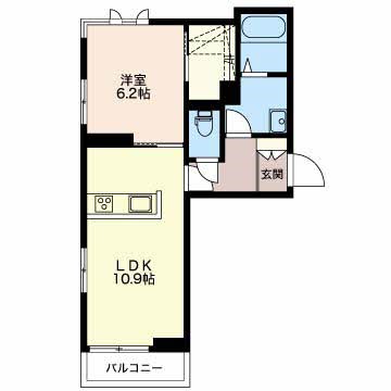シャーメゾン寺尾台 103号室 間取り