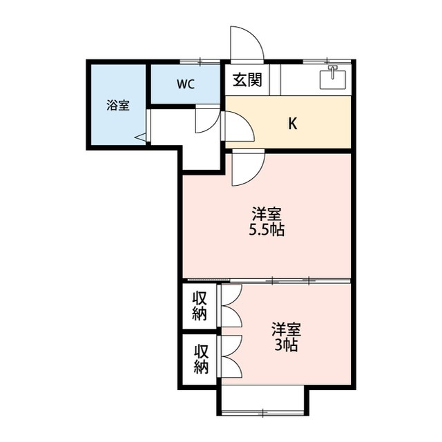クレセントイグレックⅢ 103号室 間取り