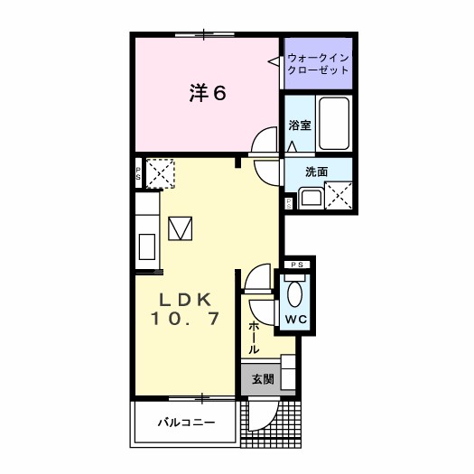 リュミエール砂岡 101号室 間取り