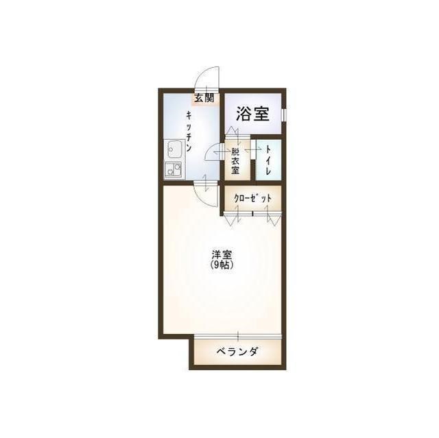 リバティーCOCO 207号室 間取り