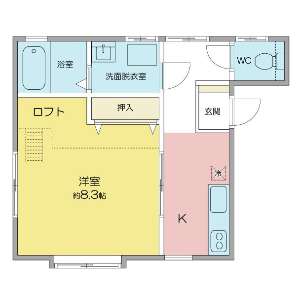 メゾン・ド・インフィニティ 201号室 間取り