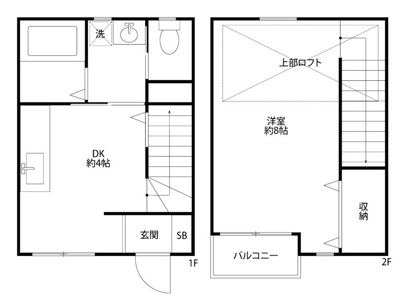 メゾン・リヴィエール 103号室 間取り