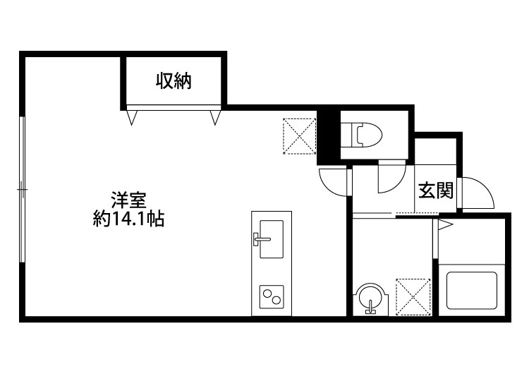 Maison　de　Rich　Annex 101号室 間取り