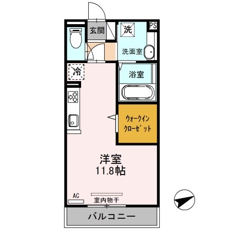 スターブル 202号室 間取り