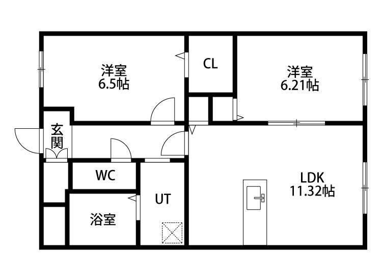 ヴィラ　ノーブル 201号室 間取り