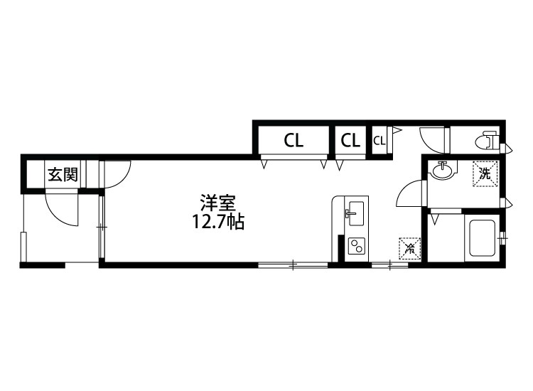 プレミアムレジデンスA 102号室 間取り