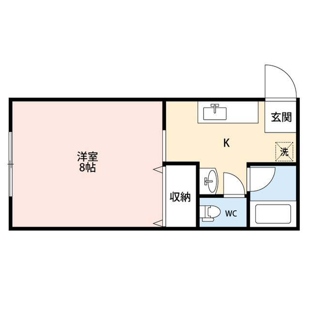 日建レジデンス新島町 107号室 間取り