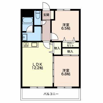 メゾン・ド・ラフィーネ 305号室 間取り