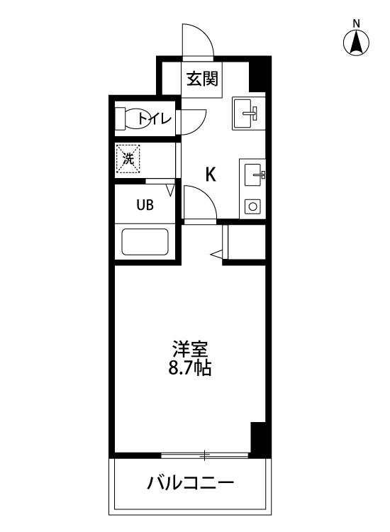 リバティープラザ花園Ⅱ 間取り図