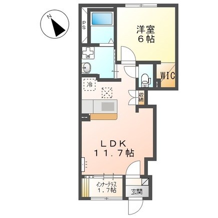 サザンウェーブⅡ 101号室 間取り
