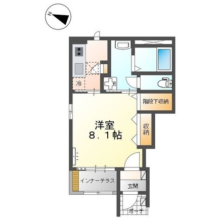 ベルベディア 101号室 間取り