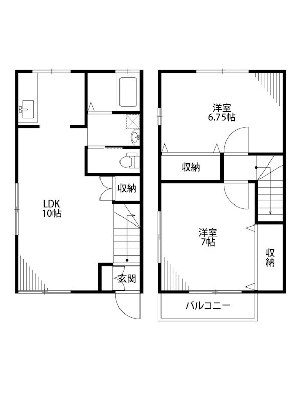 リバージュ青山東 B6号室 間取り