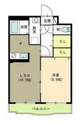 フローレント美咲 間取り図