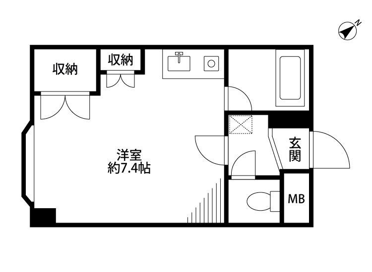 シュタットハウス 間取り図