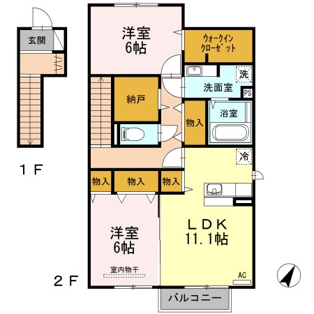 トモレスト 201号室 間取り