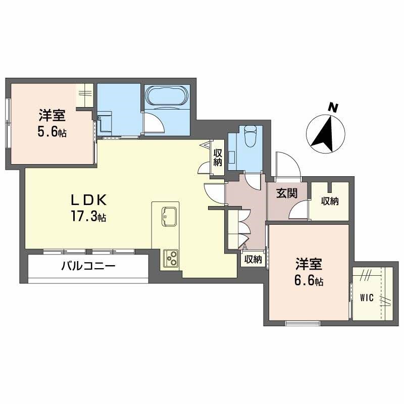 シャーメゾン笹和 間取り図