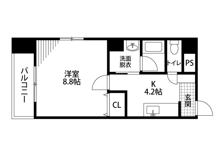 コンコース東堀 間取り図