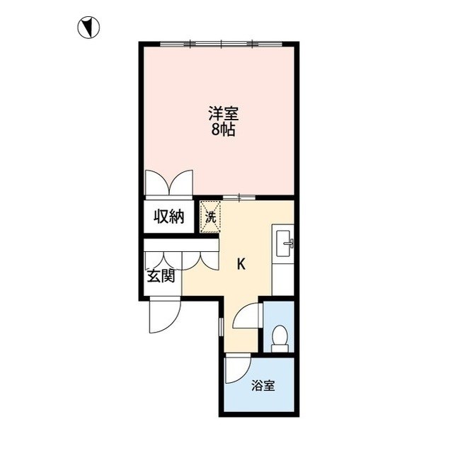 ピュアハウス 102号室 間取り