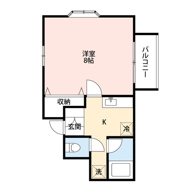 BlackCoffee 201号室 間取り